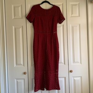 Boutique Crochet Midi Dress